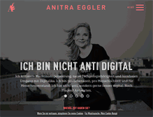Tablet Screenshot of anitra-eggler.com